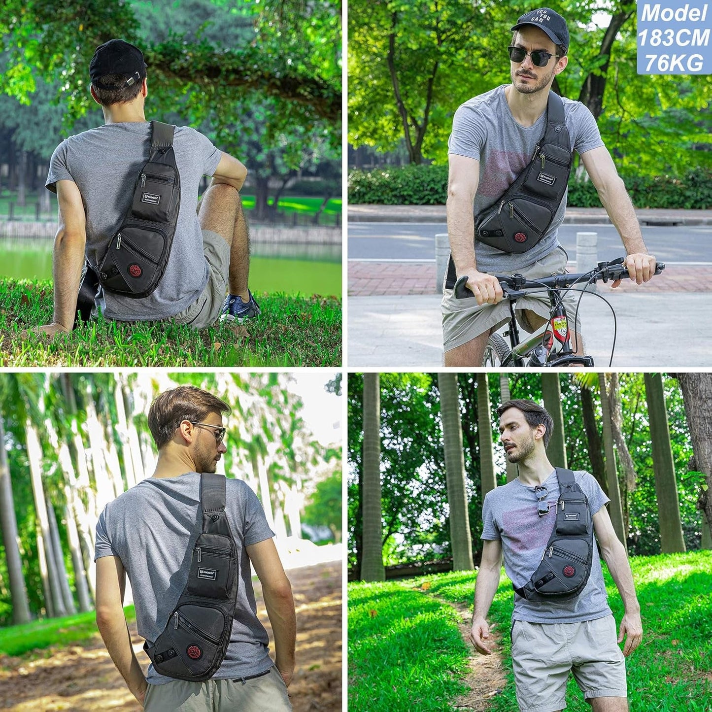 Crossbody Sling Backpack