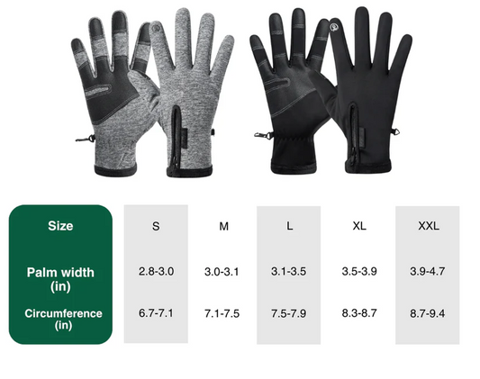 Winter Gloves – Waterproof, Windproof & Touchscreen Compatible