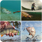 Fishing Lures Kit for Freshwater Bait Tackle Kit for Bass Trout Salmon Fishing Accessories Tackle Box Including Spoon Lures Soft Plastic Worms