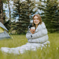 Black Goose Down Sleeping Bag for Camping