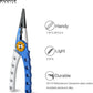 Aluminum Fishing Pliers with Hook Remover, Line Cutter, Split Ring Tool, Lanyard, and Sheath