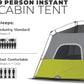 XL 9-Person Instant Cabin Tent (14' X 9')
