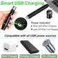 Green Laser Pointer High Power, Green Long Range High Power Laser Pointer Rechargeable High Power Strong Laser Beam Pointer Pen Green Laser Light Pointer, Green Laser Pointer for Presentations Outdoor