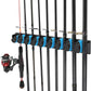 Vertical Fishing Rod Holder, Wall Mounted Fishing Rod Rack, Fishing Pole Holder Holds up to 9 Rods or Combos, Fishing Rod Holders for Garage, Fits Most Rods of Diameter 3-19Mm