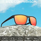 Polarized Sunglasses for Men, Lightweight Sun Glasses with UV Protection for Driving Fishing Golf