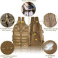 Large Water-Resistant Fishing Tackle Backpack