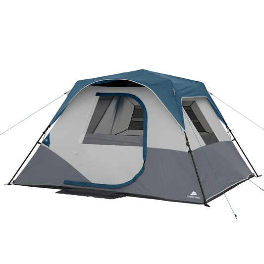 6-Person Instant Cabin Tent with LED Light (10' X 9')