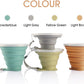 4-Pack Portable Silicone Collapsible Travel Cup