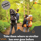 Hiking Baby Carrier Backpack System with Diaper Change Pad, Insulated Pocket + Rain and Sun Hood to Protect Your Child