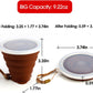 4-Pack Portable Silicone Collapsible Travel Cup