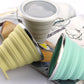 4-Pack Portable Silicone Collapsible Travel Cup