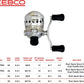 Instant Omega Spincast Fishing Reel with 7 Bearings (6 + Clutch) All-Metal Gears & Spare Spool