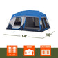 10-Person 14' x 10' x 78" Instant Cabin Tent