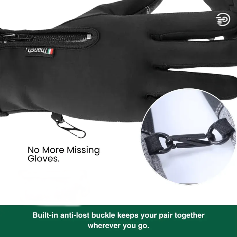 Winter Gloves – Waterproof, Windproof & Touchscreen Compatible